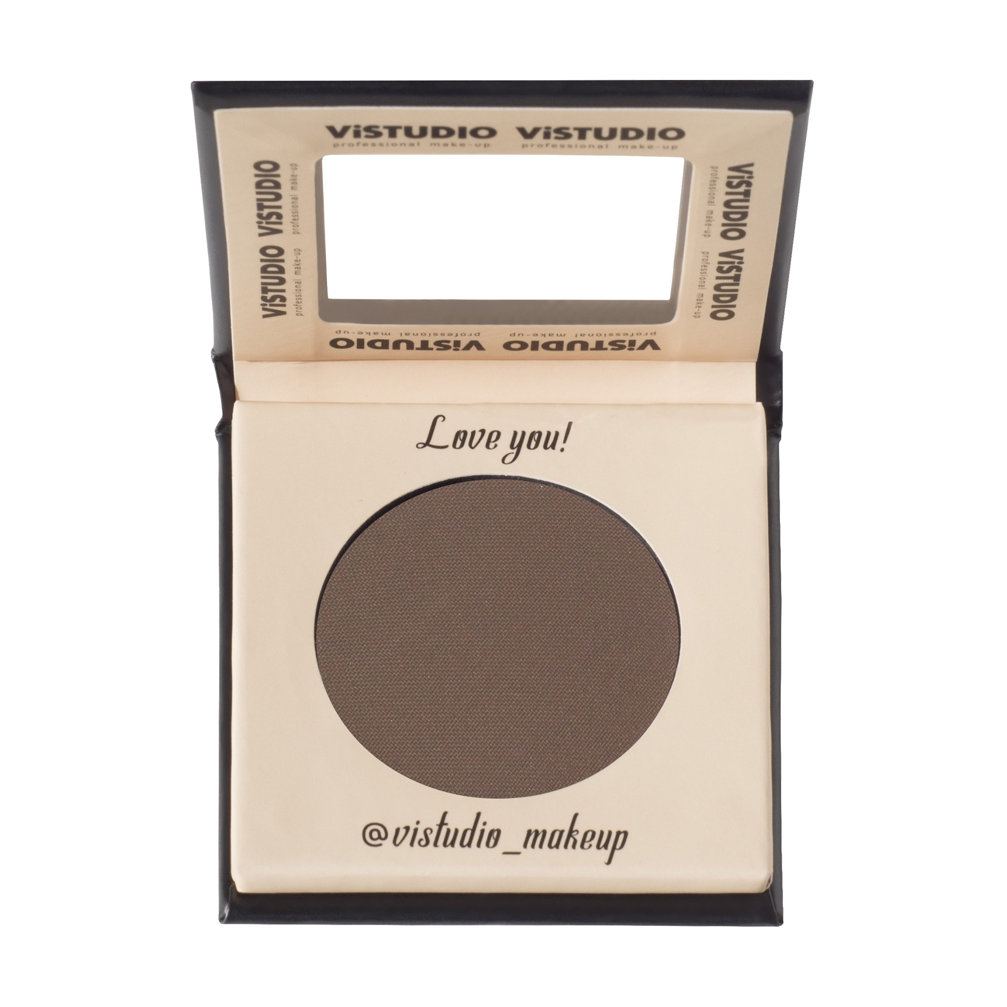 Компактні тіні для повік ViSTUDIO Compact Eyeshadow Brown, 6 г