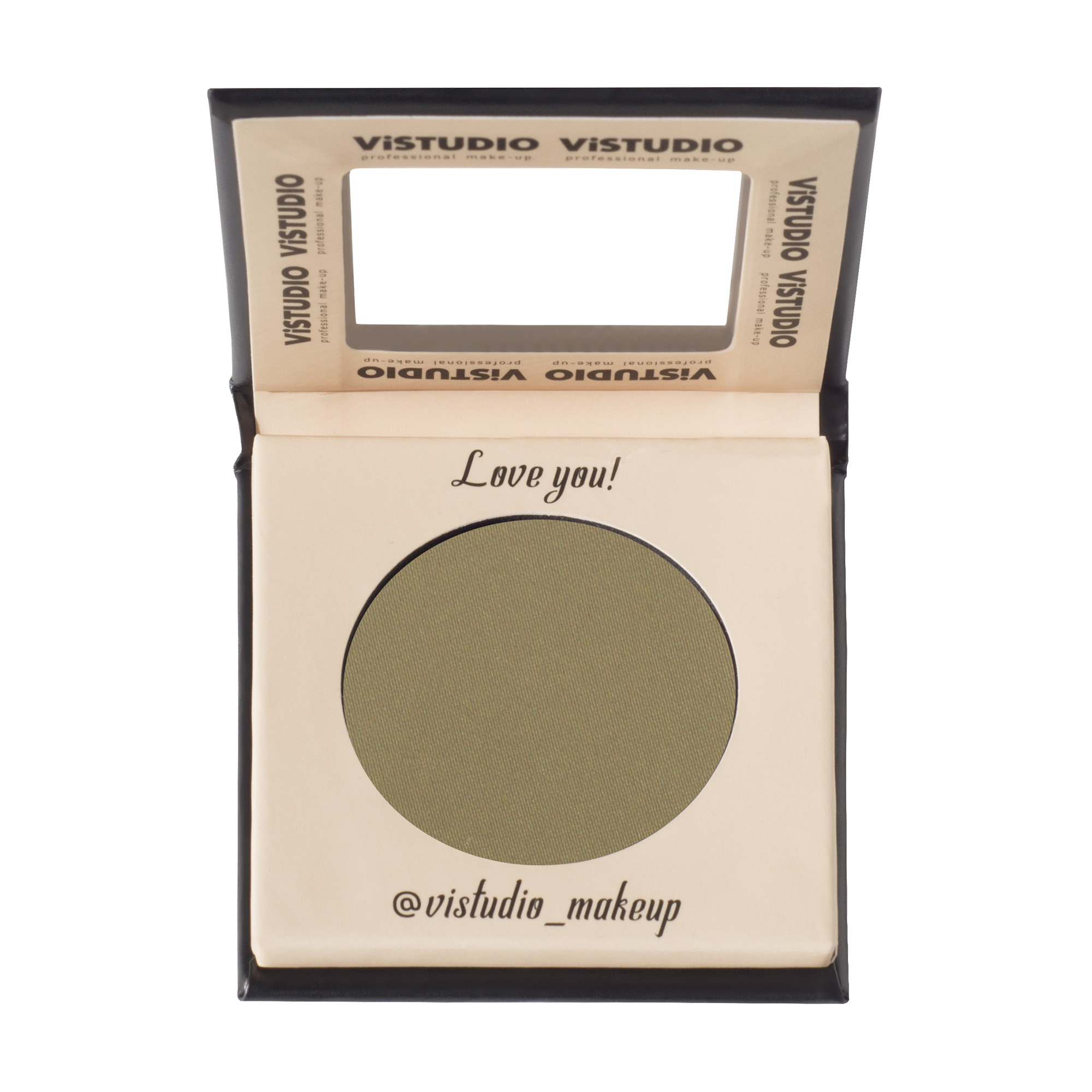 Компактні тіні для повік ViSTUDIO Compact Eyeshadow Olive Drab, 6 г